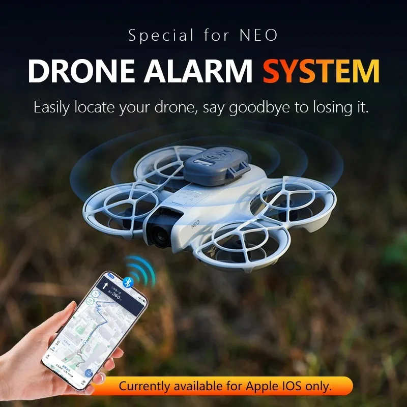 For DJI Neo Drone Alarm Tracker Locator Quick Tacking Positioning System Lightweight Remote Alarm Anti-lost Adapte ​iPhone Kit