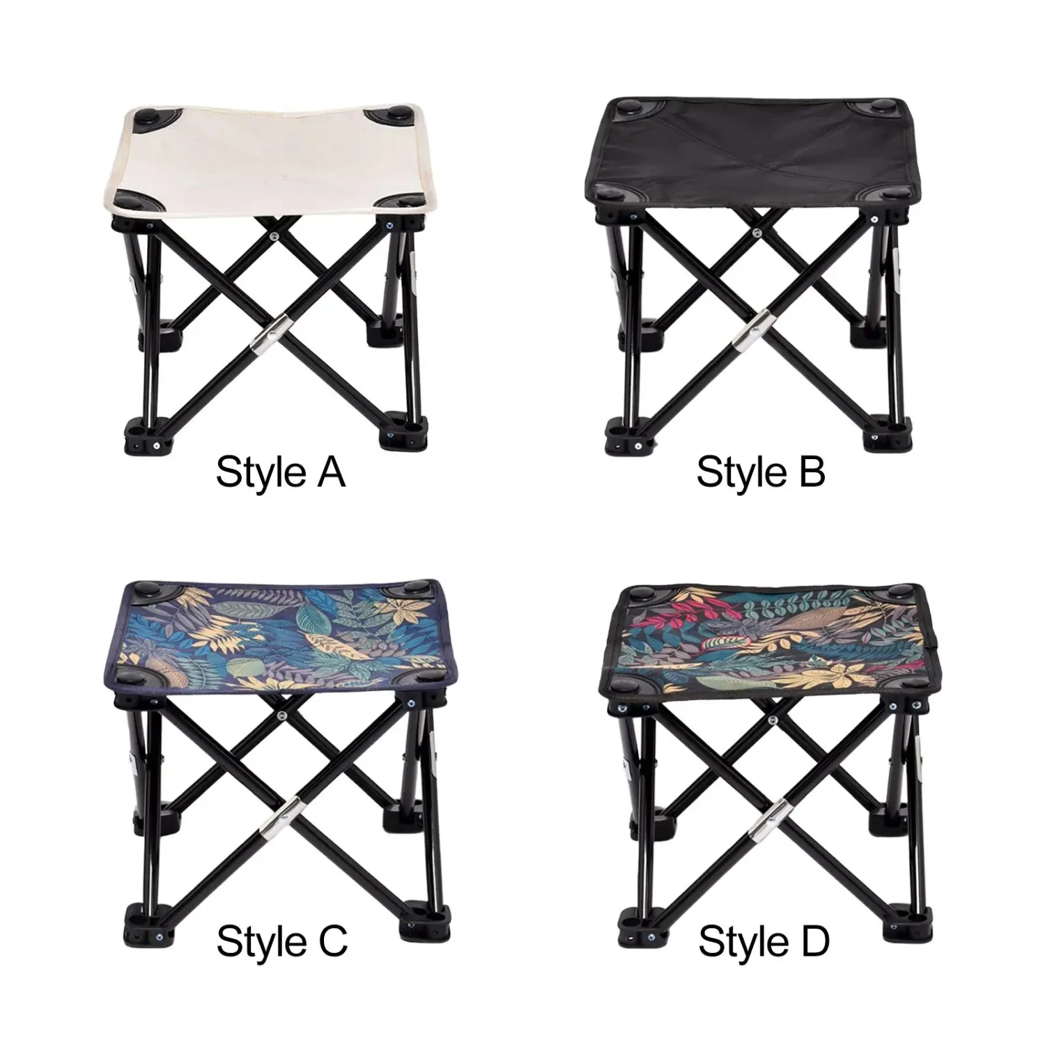 

Foldable Footstool Chair Footrest Chair Portable Camp Stool Traveling Walking Hiking Picnic Backpacking Lounge