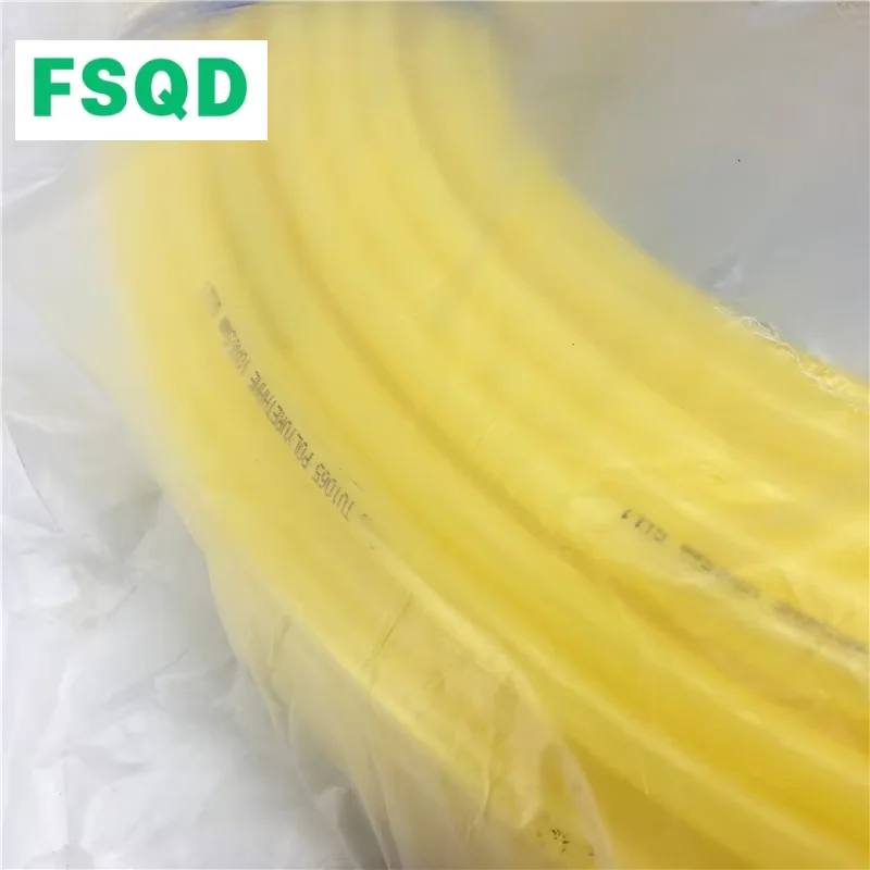 TU0425Y-100 TU0604Y-100 TU0805Y-100 TU1065Y-100 TU1208Y-100 FSQD pneumatic yellow air hose TU series 100m