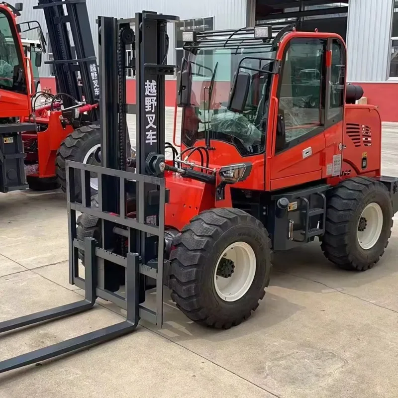Heavy Duty 4wd Forklift For United States With High Ground Clearance And Dust Sealed Components For Coal And Aggregate Handling
