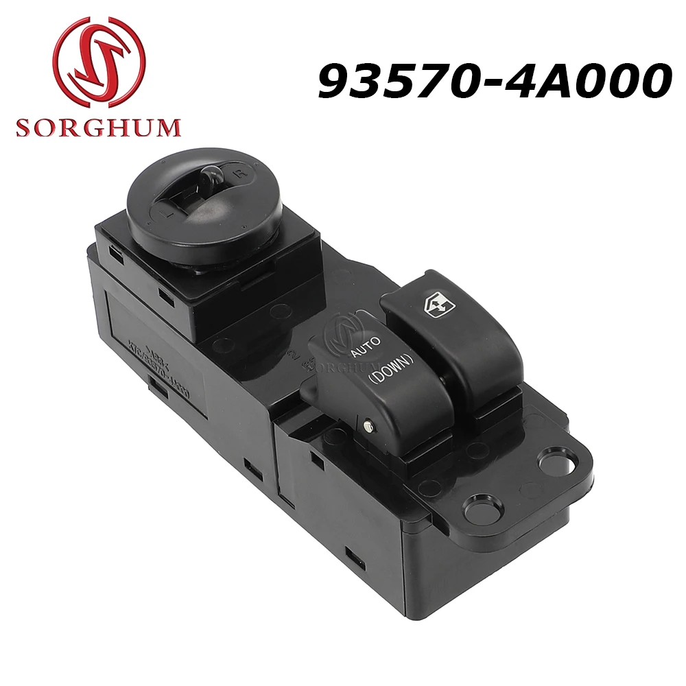 

SORGHUM 93570-4A000 93570-4A100 For Hyundai H1 Starex 2001 2002 2003 2004 2005 2006 Driver Passenger Power Window Lifter Switch