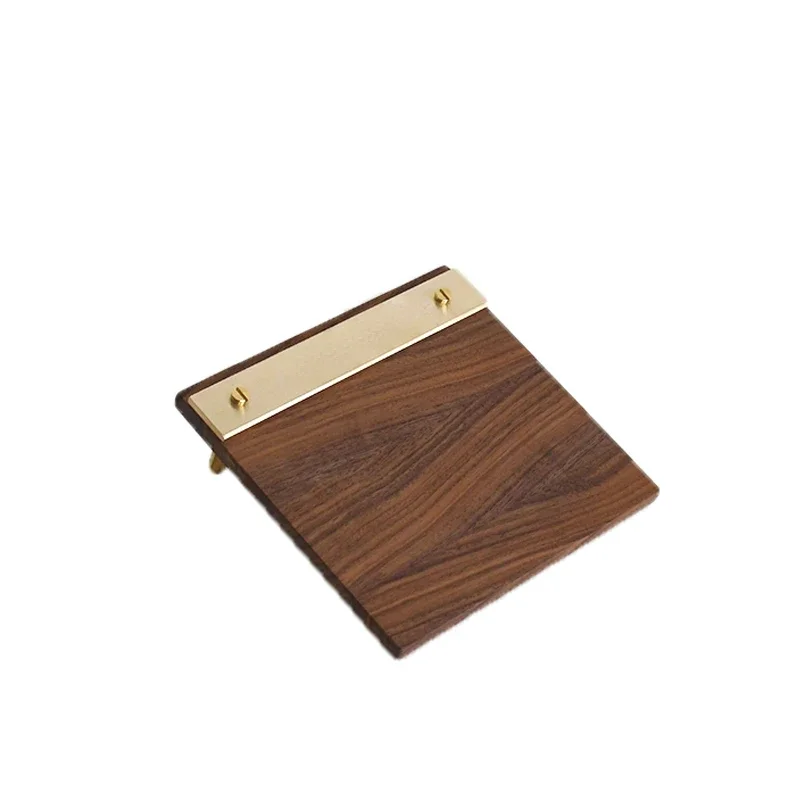 Brass Vertical Solid Wood Menu Clip Shop Bar Wine List Display Board