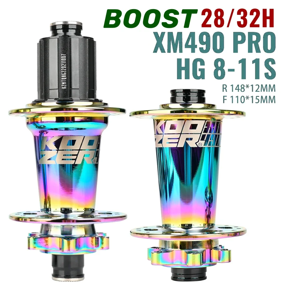 

Ступица для горного велосипеда KOOZER XM490PRO BOOST — стальной вал, герметичный подшипник, 148x12 мм/110x15 мм, 28/32 отверстия