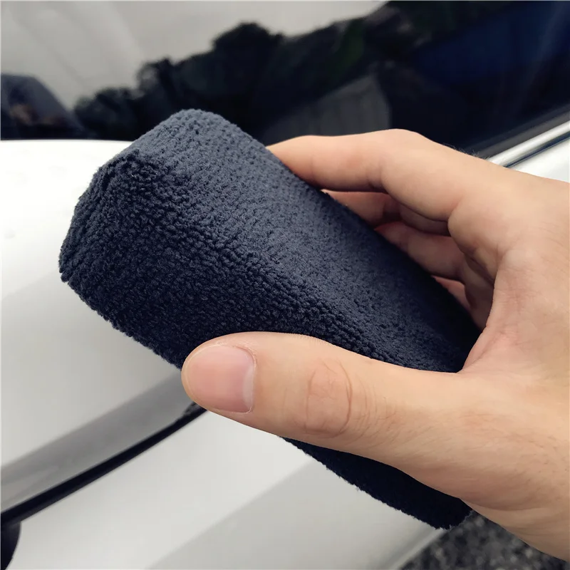 5 PCS Car Care Premium Grade Microfiber Applicators Sponges,Cloths,Microfibre Hand Wax Polishing Pad