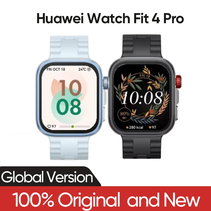 

HUAWEI Watch Fit 4 Pro Smartwatch,1.82 inch AMOLED Display,Sapphire Glass,ECG,Heatrate Tracking,compatible with iOS and Android