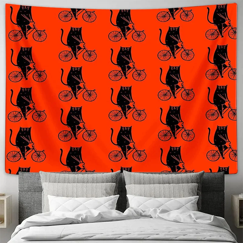 بوهو نسيج الجدار الشنق ديكور الغرفة الجمالية طبيعة المشهد شجرة الغابات خمر الهبي النوم السفر غرفة نوم المنزل غرفة المعيشة #3