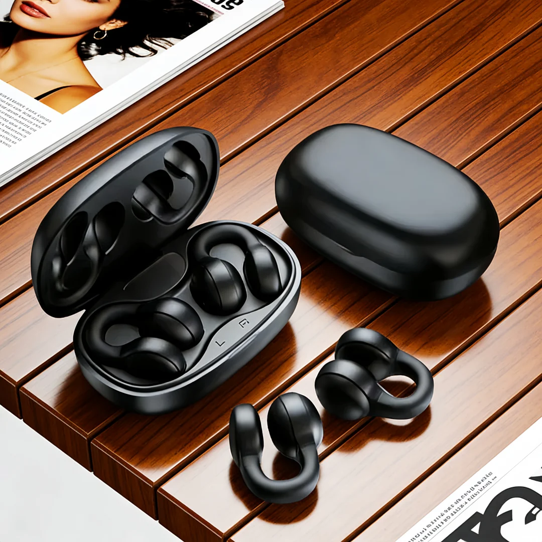 جديد X58 سماعات لاسلكية للحد من الضوضاء بلوتوث LDE عرض الطاقة سماعات أذن داخل الأذن مع ميكروفون للتحكم باللمس للهاتف #1