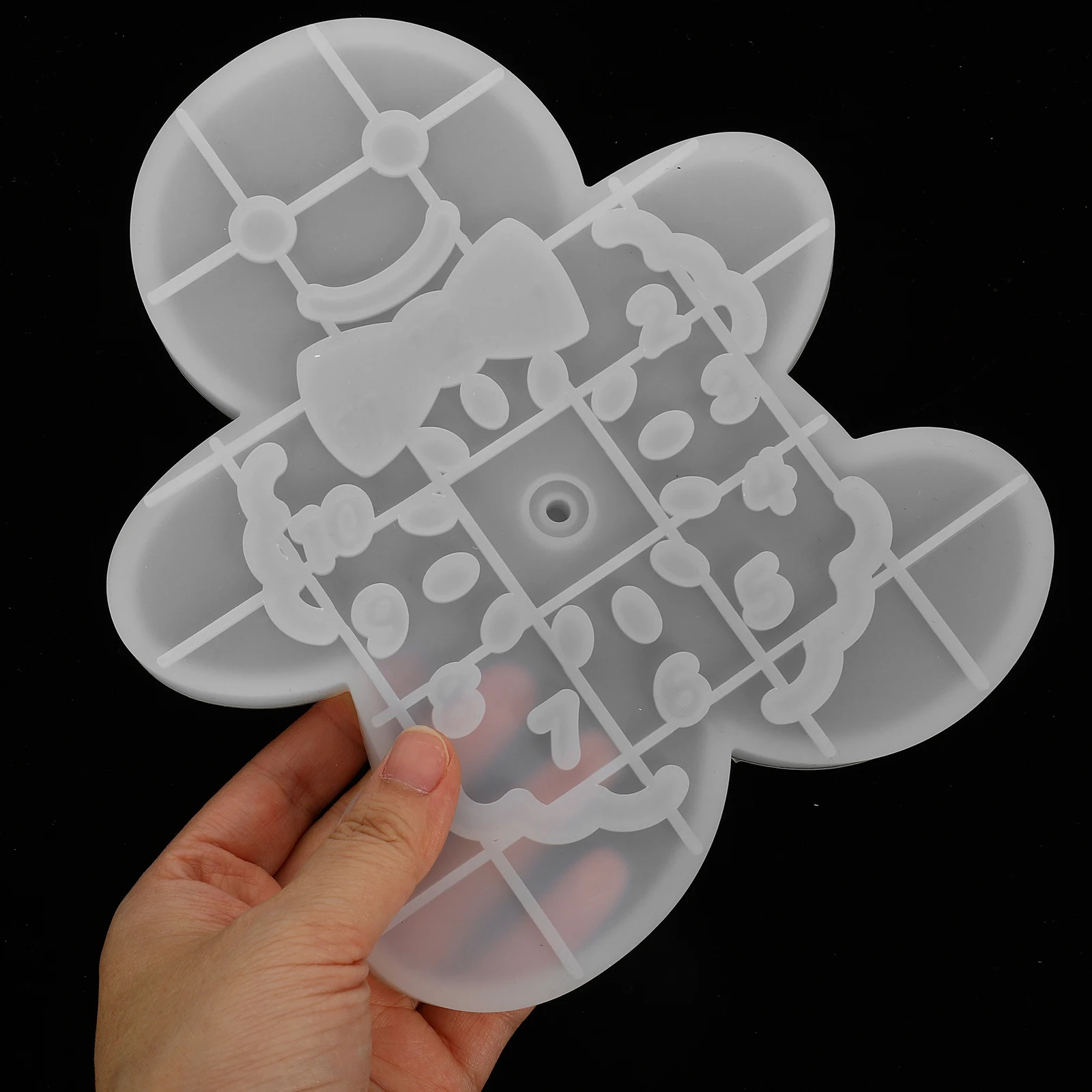 

1 Set Mold Silicone Crafts Flexible Reusable Epoxy Casting Gift Making Handmade Clocks Crafts Kitchen Bar Supplies Diy