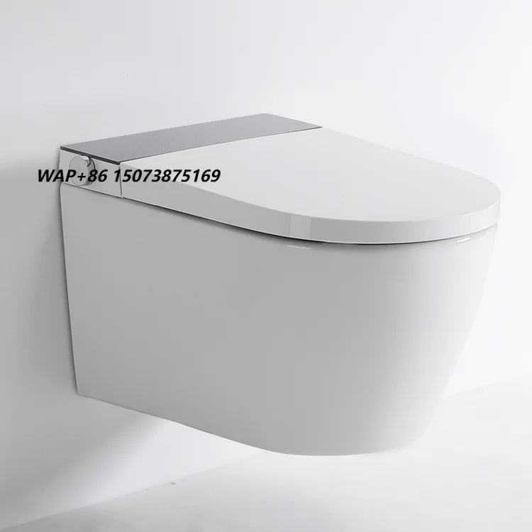 BF2499 Wall-mounted Smart Bidet Toilet Automatic Flip Flush Ceramic Two-Piece Intelligent WC Wall-Hung Toilet