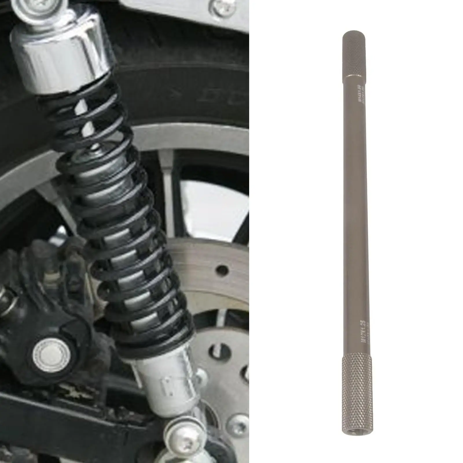 Motorcycle Fork Holding Tool 5 Size Metal Damper Rod Repair Tool for Conventional and Inverted Forks
