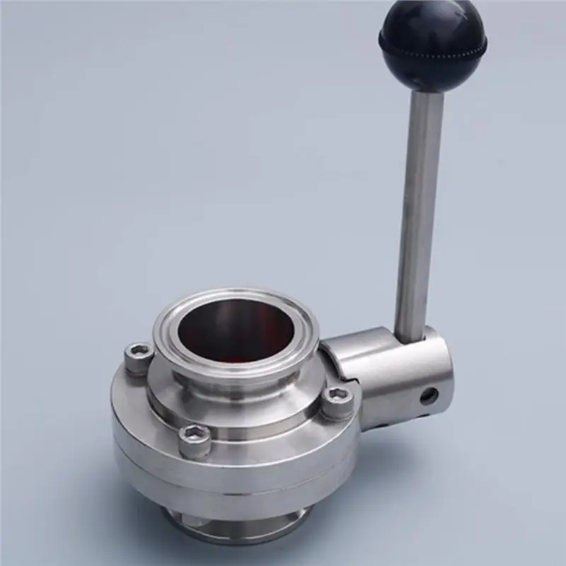 ABNL Stainless Steel Tri-Clover Butterfly Valve Pull Trigger 1.5/2