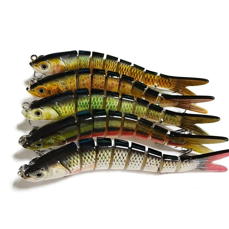 ZWICKE 135/100mm  8 Segment Hard Artificial Bait Sinking Wobbler Fishing Lure Jointed Crankbait Swimbait For Fishing Tackle Lure