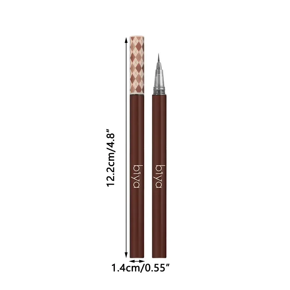 2 pçs feminino à prova dwaterproof água de longa duração delineador sobrancelha tatuagem caneta água líquido sobrancelha lápis ferramentas de maquiagem