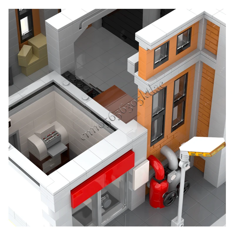 2420 Pezzi Stoccaggio Medievale MOC, Blocchi da Costruzione Modulari Personalizzabili, Modello Semplice, Tecnologia Popolare, Giocattolo Fai-da-Te per Bambini, Regalo Festivo