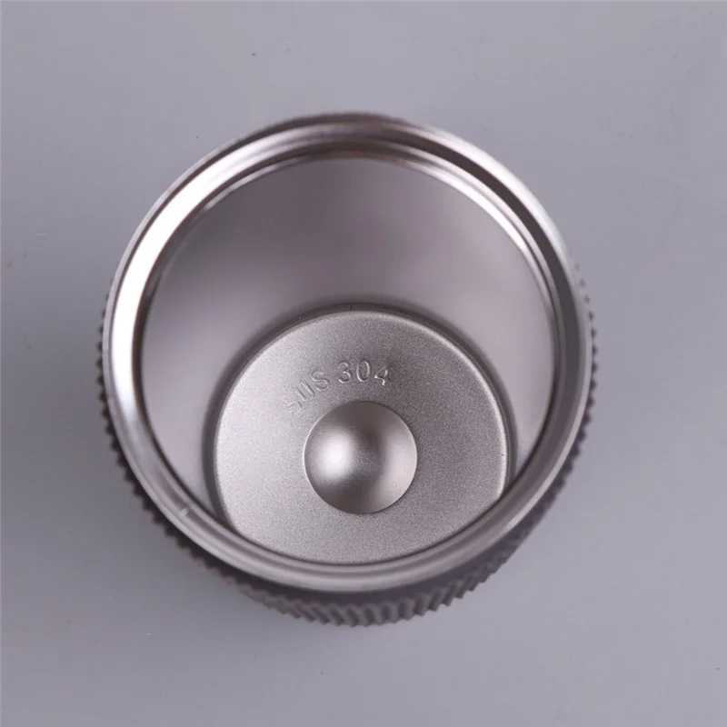 ABLN-Caza de café Taza de viaje con agarre de silicona resistente al calor de doble pared, tazas portátiles ecológicas con tapa a prueba de fugas