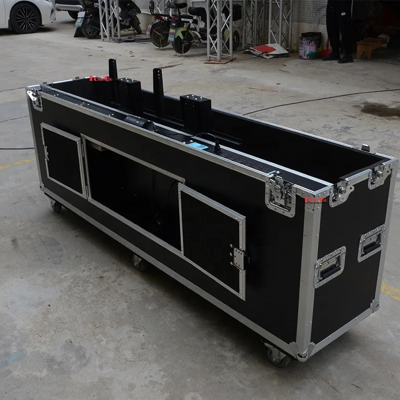 85'' Automatic Control Led LCD TV Screen Electric Lift Plasma Flight Road Show Case