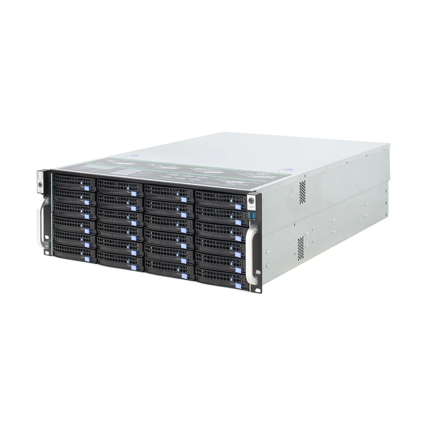 Enterprise 4u 36 bays 6G expander  chassis cctv data file website cloud storage  4u rack server case with 1300W PSU