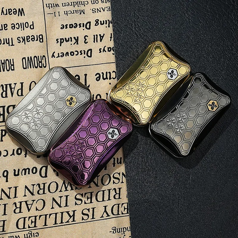 سبائك التيتانيوم المعادن الميكانيكية المنزلق تململ المغناطيسي دفع بطاقة الدورية دفع لوحة عملة EDC الحسية مكافحة لعبة لتخفيف التوتر