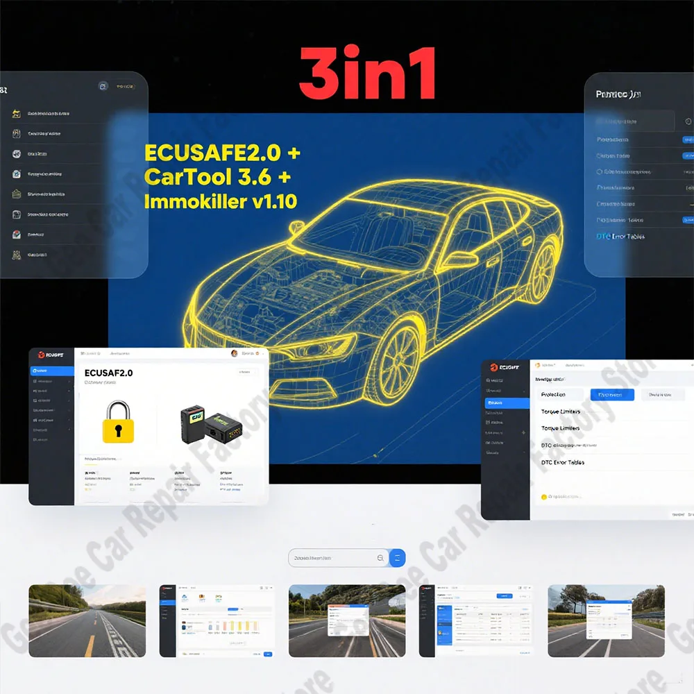 

IMMO obd2 scanner ImmoKiller v1.1 + ECUSafe 2.0 Car accessories Diagnostic Tools Software For Car and Trucks for ecu programming