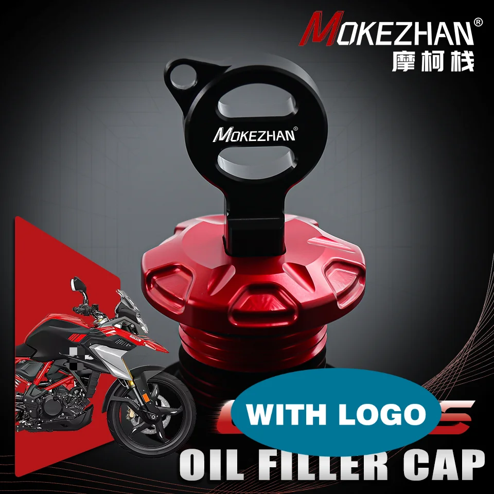 

Motorcycles CNC Aluminum Anti theft Engine Oil Filler Cap Cover Accessories For BMW G310GS G310 GS G 310 GS 2017-2024 Parts