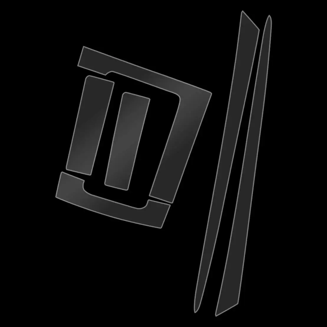 

TPU Gear Shift Panel Cover Protector Film Sticker Set Fit for Mazda CX-30 2020-2021