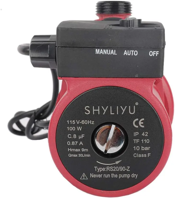 120W Automatic Home Booster Pump 50Hz Customizable ODM Copper Motor Single-stage 1 Year Warranty Hot Cold Clean Water