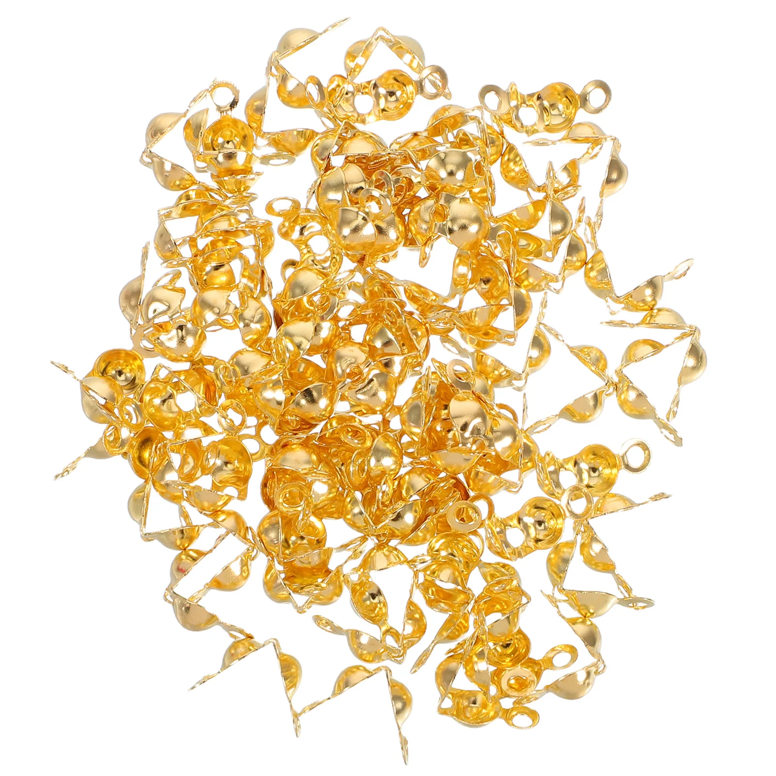 

200 шт., обжимные бусины с пряжкой для браслета для изготовления ювелирных изделий, чехлы для узлов, складные раскладушки, складные торцевые заглушки, зажимы, утюг