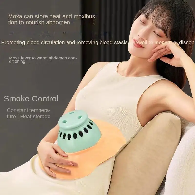 Hot Compress Moxibustion Box Fumigation Massage Tool Physiotherapy Body Muscle Relax Relieve Fatigue Moxa Health Care