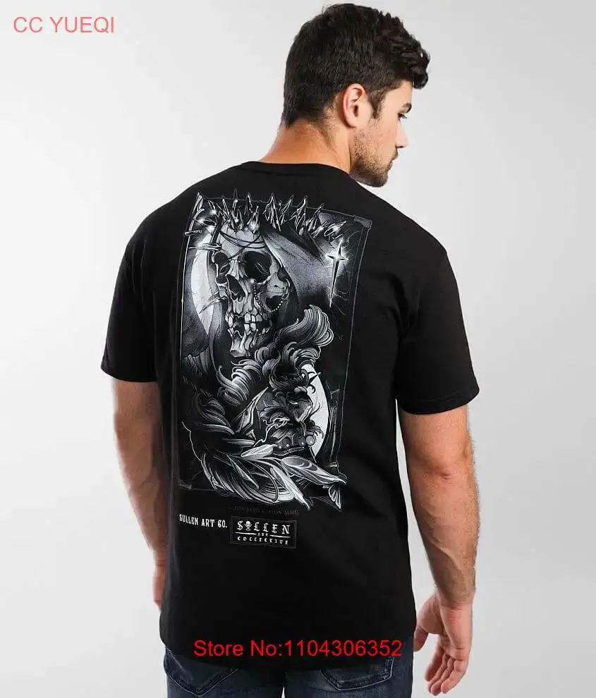 Sullen Art Collective Kings Die Royal Skeleton Queen Thorn Crown Tee SCM0497 long or short sleeves