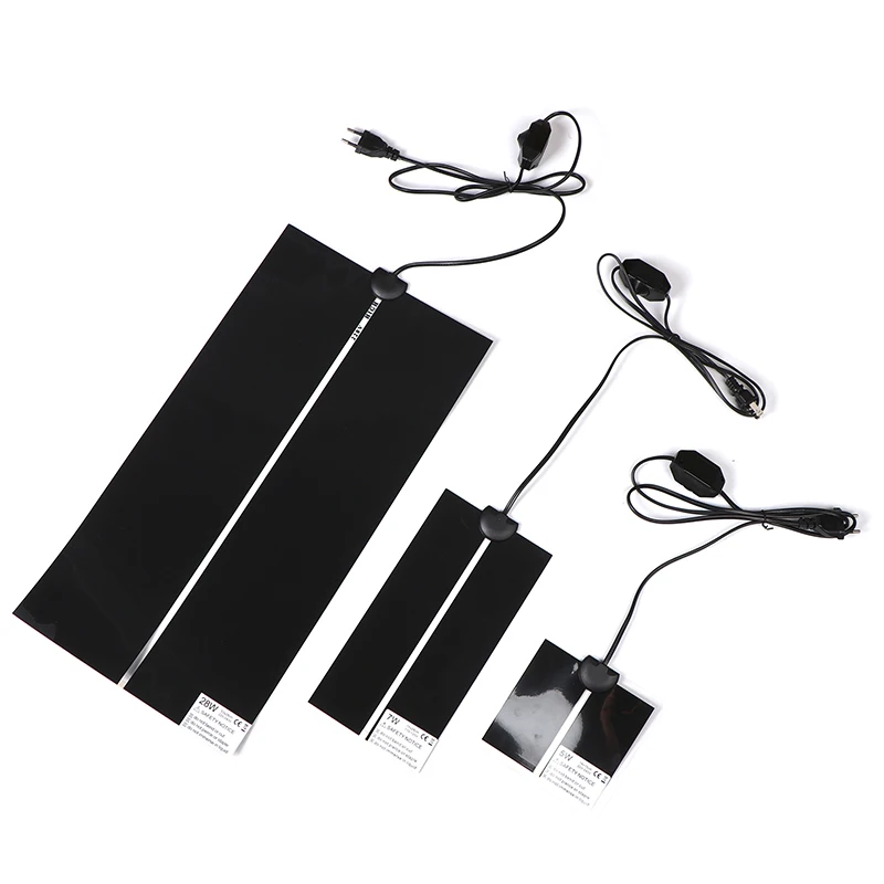 EU/US Plug 5-45W Terrarium Reptiles Heat Mat Climbing Pet Heating Warm Pads Adjustable Temperature Controller Mats