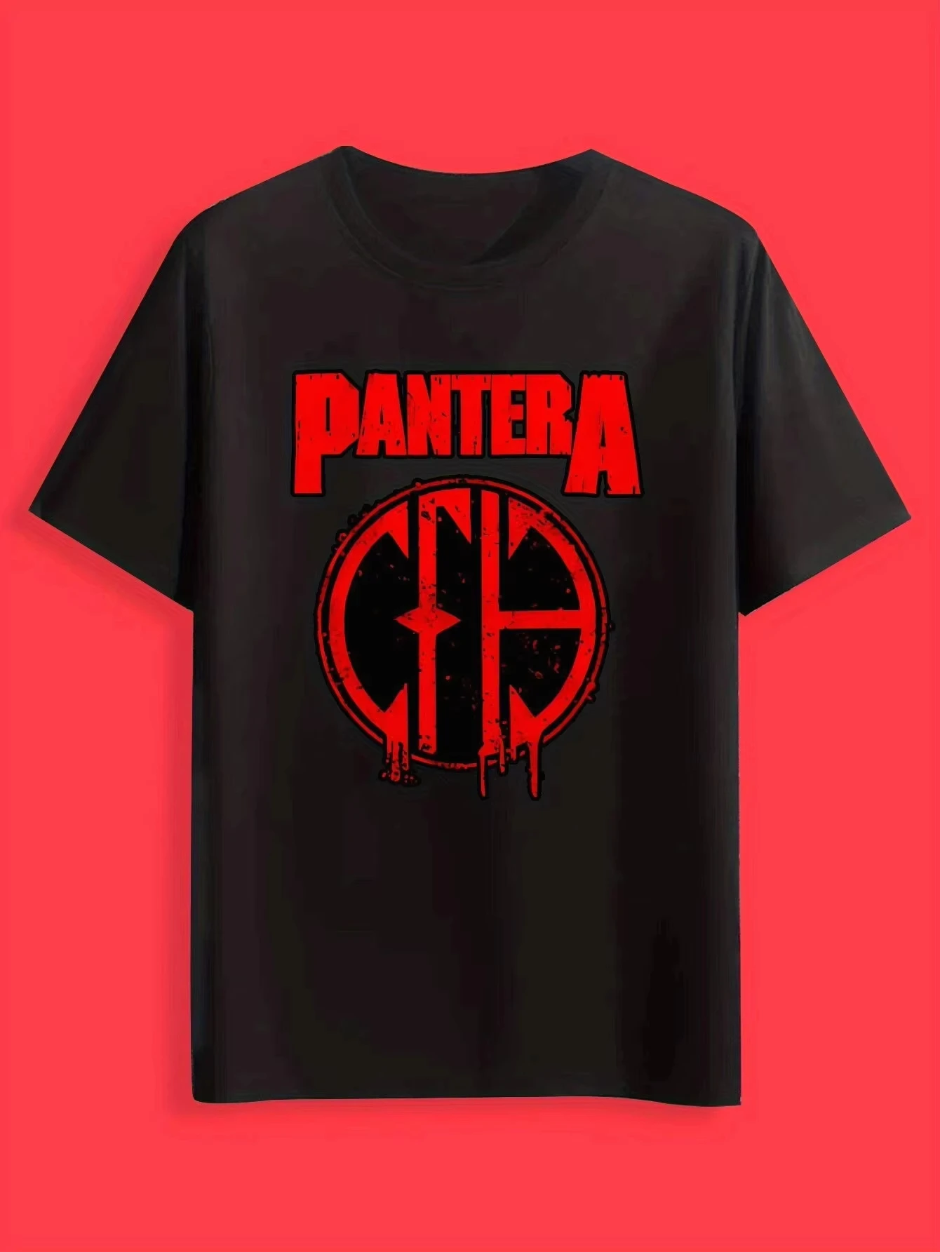 الرجال ملابس الرجال تي شيرت للجنسين في الهواء الطلق مغامرات الرجال السود بانتيرا الجرافيك تي شيرت عادية طاقم الرقبة قصيرة الأكمام الصيف