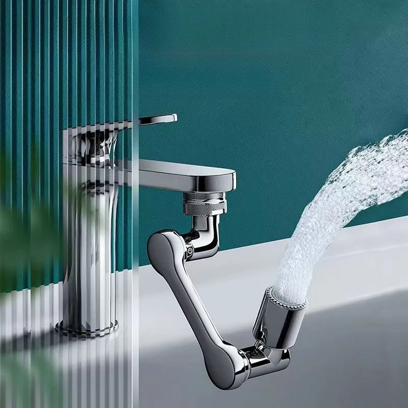 

1080° Rotation Universal Faucet Aerator Head Multifunctional Mixer Bubbler Robot Arm Faucet Extender For Kitchen Sink Water