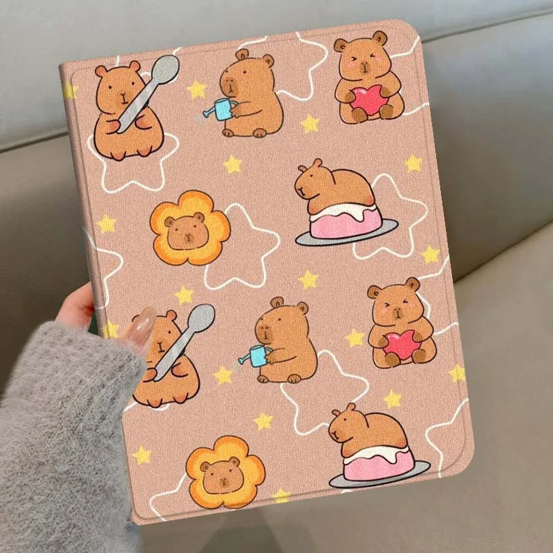 كابيبارا لطيف شيك الكرتون لينوفو شياو شين باد برو GT plus 8.8 11 10.6 Y700 Y900 Go 8.8 Tab K11 10 P11 حافظة كمبيوتر لوحي ناعمة