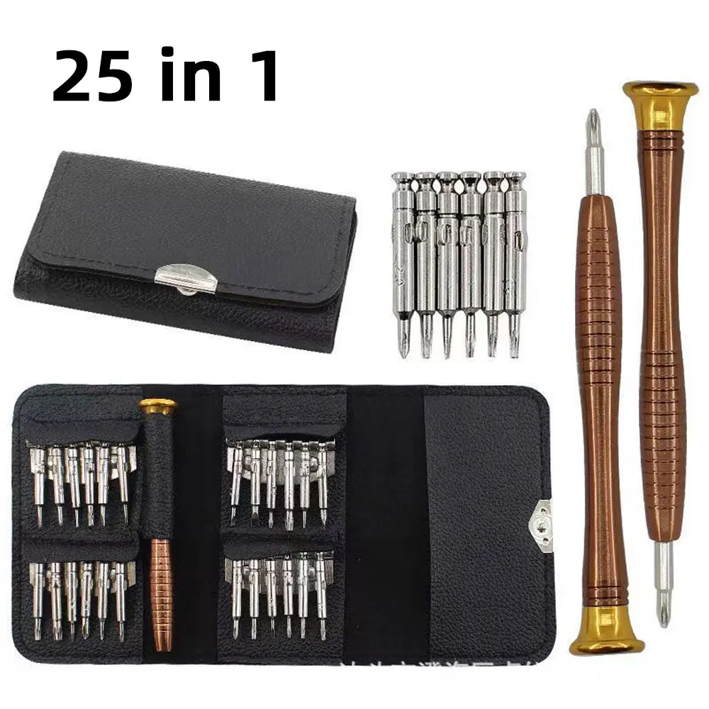 

25 in 1 Mini Precision Screwdriver Set Electronic Torx Screwdriver Opening Repair Tools Kit for Computer Camera Watch Tablet