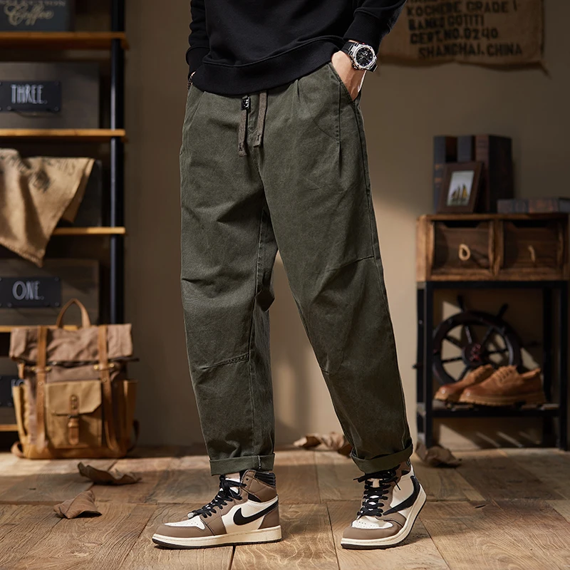 Cityboy tamanho grande macacão calças das mulheres dos homens streetwear fashio casual solto plus size perna larga calças de carga harem