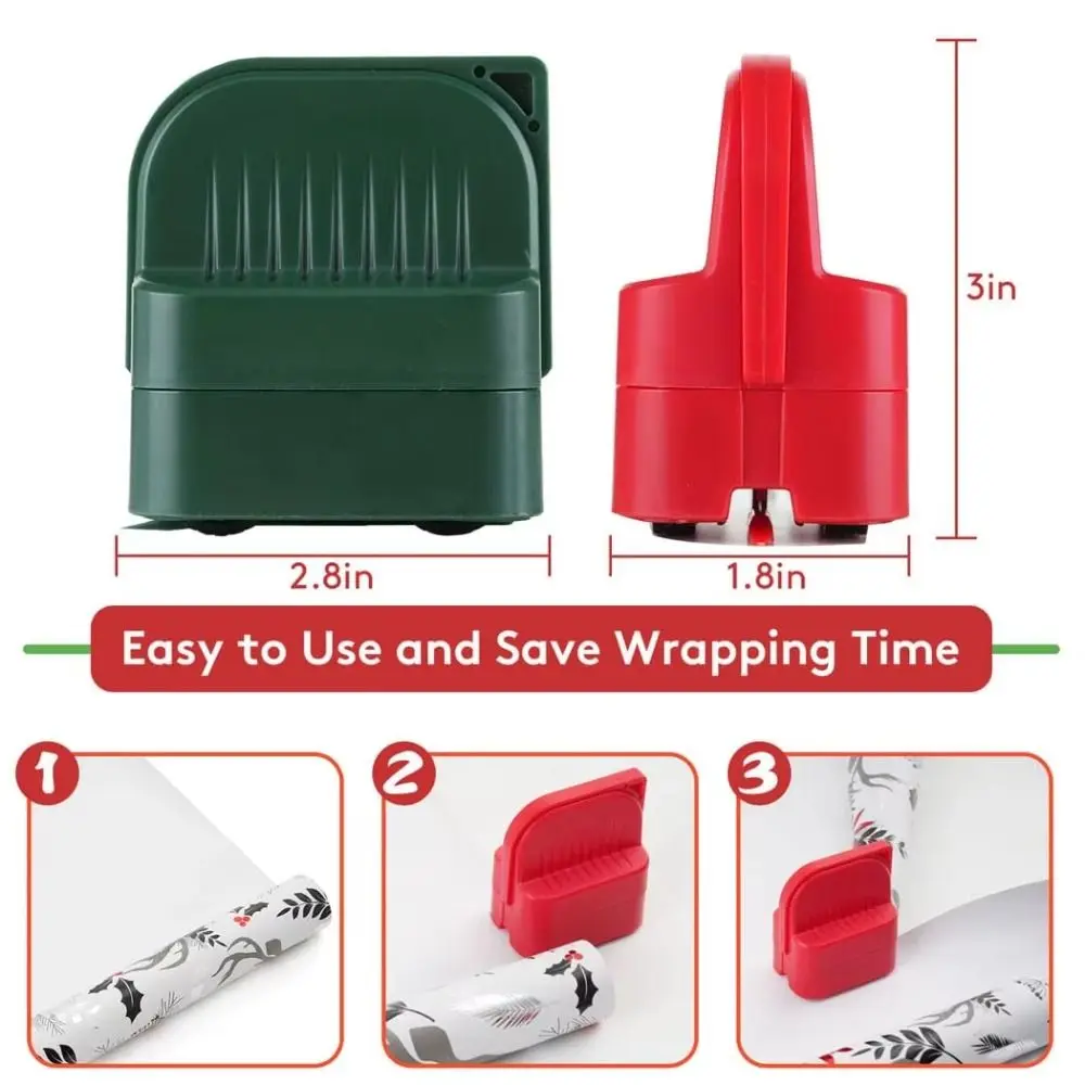 Wrap Cutter Wrapping Paper Cutter Compact Non Slip Versatile Roll Cutting Tool Stable Safety Gift Wrap Cutter
