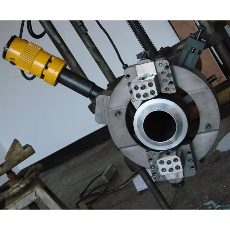OCP-305 Automatic Outside Mounted Split Frame Pipe Cold Cutting Beveling Tube End Facing Machine 6