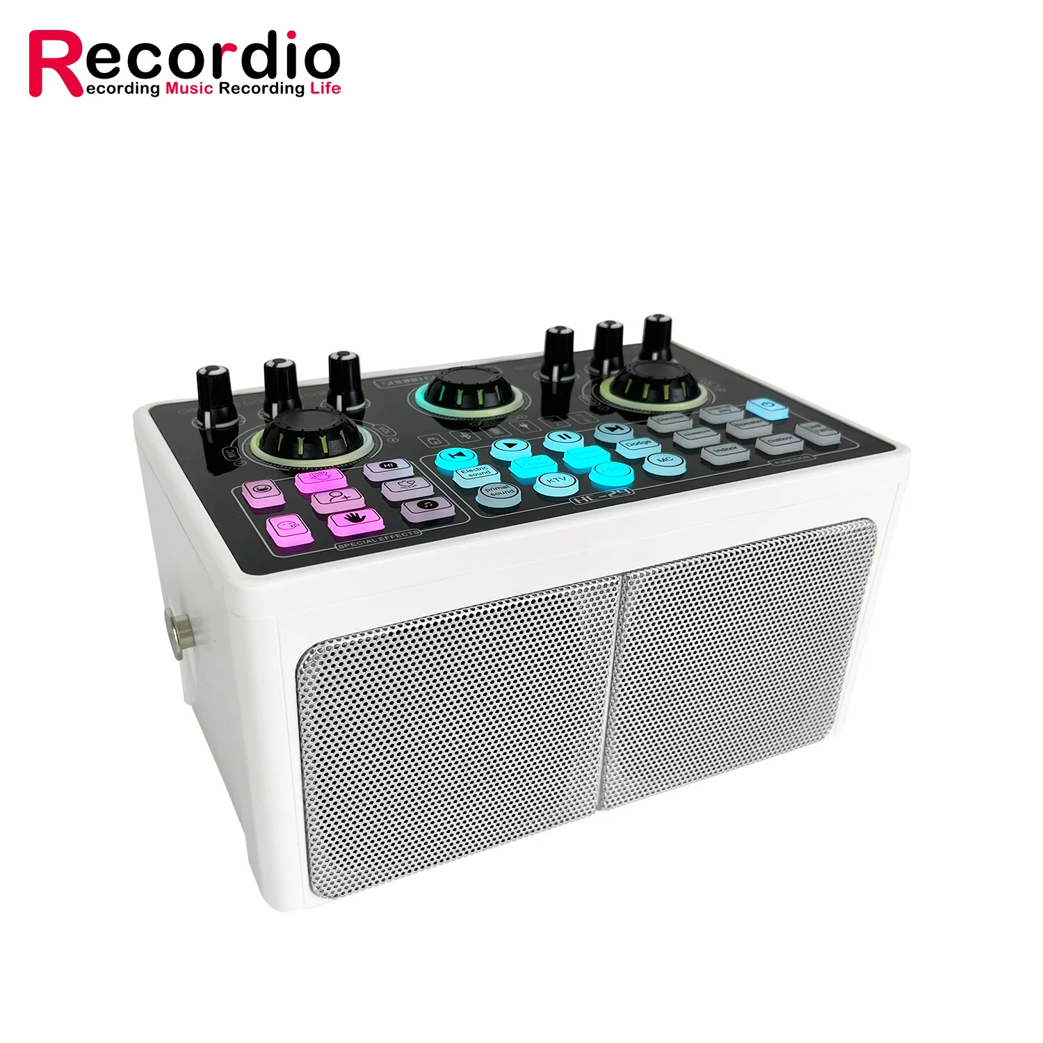 GAX-HC29 Live sound card audio all-in-one machine with wireless microphone mobile phone computer universal karaoke equipment