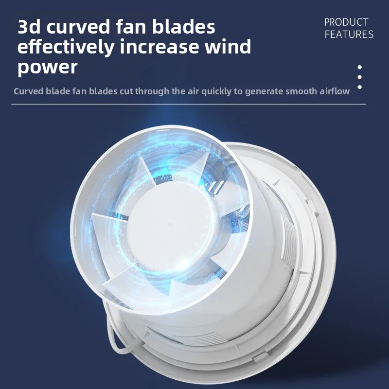 Exhaust Fan Strong Silent Household Indoor Exhaust Fan Ventilation Energy Saving Bathroom Ventilation Fan