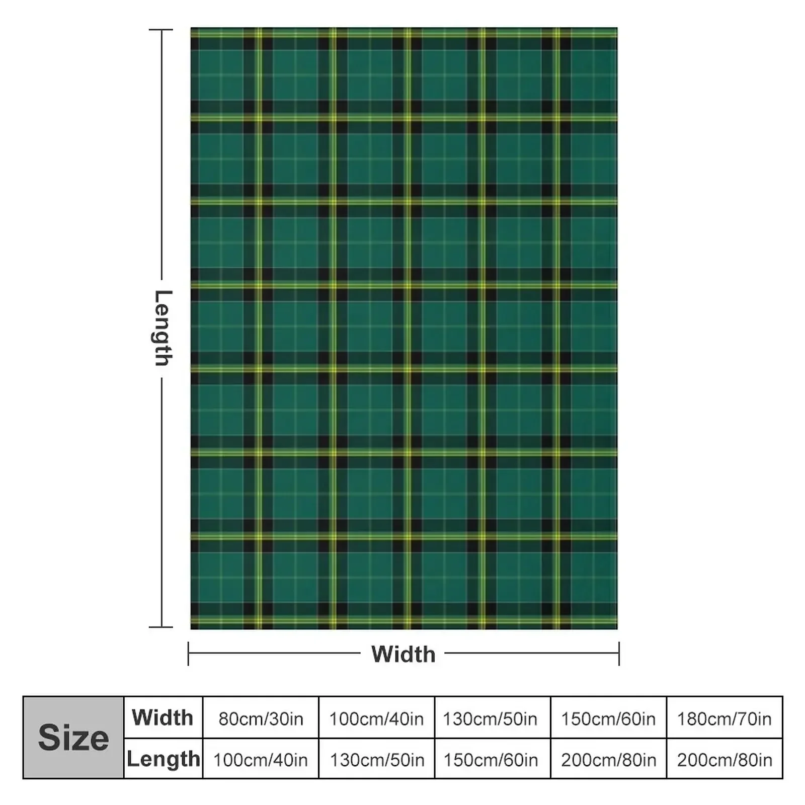 Duffy Tartan Pattern Green Irish Plaid Throw Blanket Single For Baby Softest Fashion Sofas Blankets