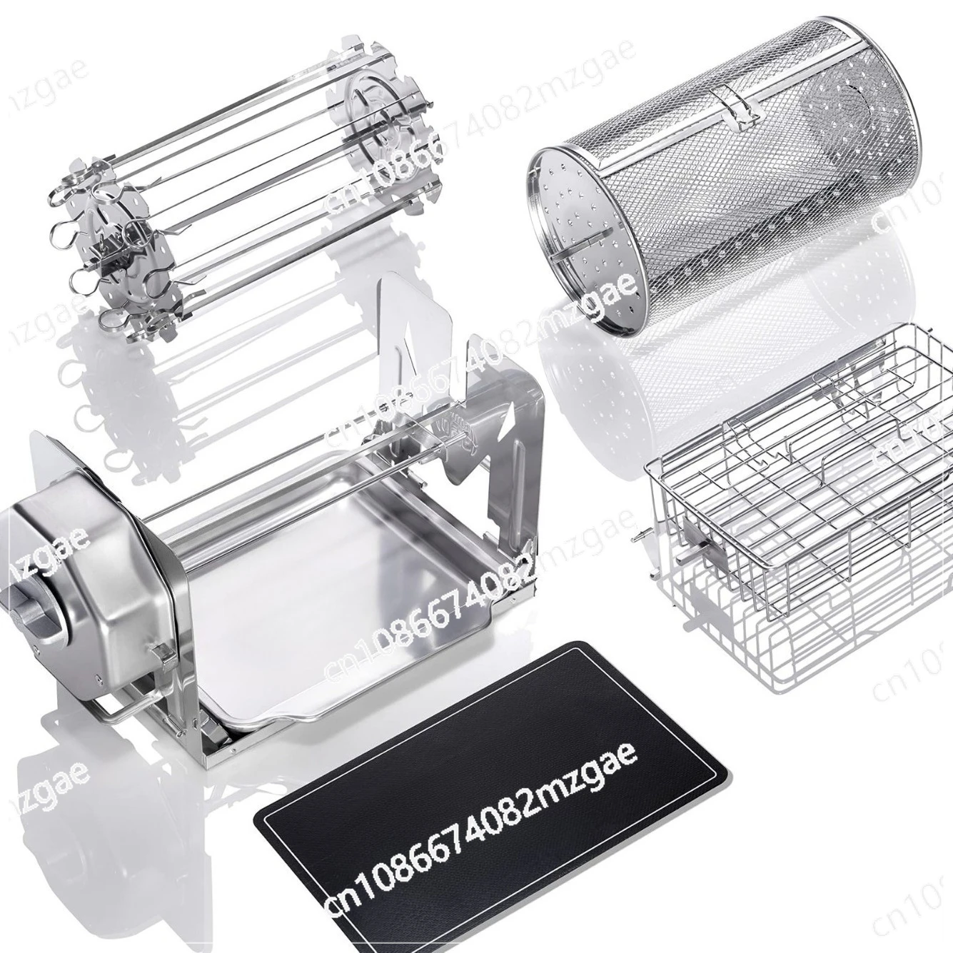 

Wireless Rotary Grill Kit for Grills, Ovens and Smokers - Non-Electric Barbecue