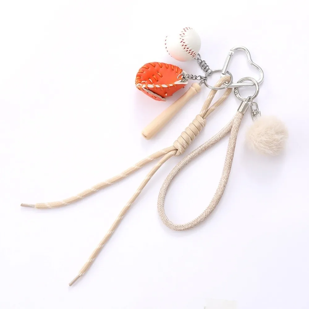 

Table Tennis Racket Baseball Braid Rope Pendant Hanging Chain Stylish Design Ping Pong Braid Rope Pendant Fashion Decorative