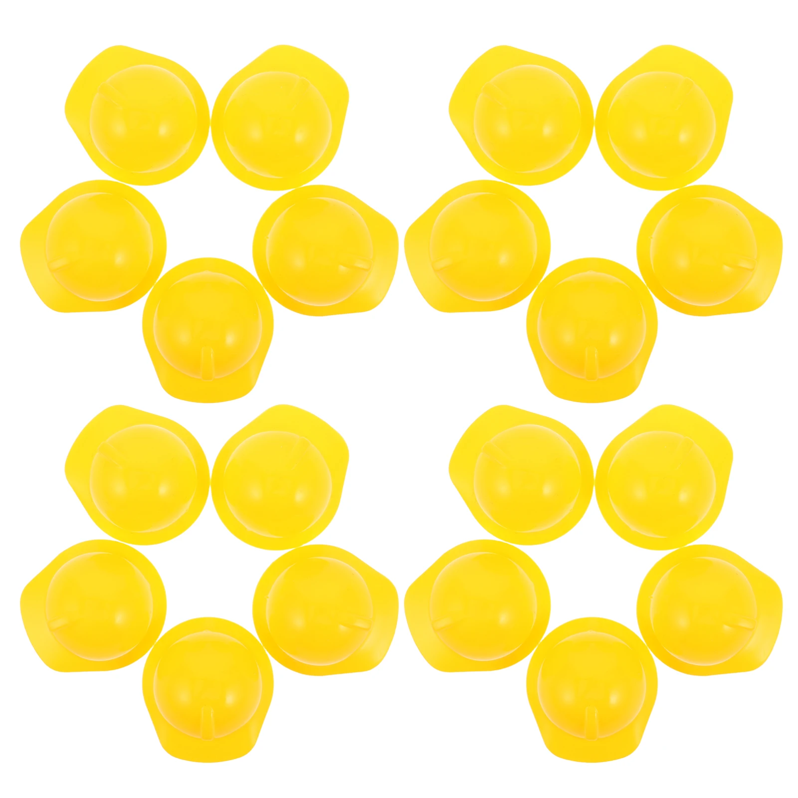 

25pcs Mini Construction Hats Plastic Bottle Toppers For Accessories Tiny Hard Hats Party Decorations Construction Theme