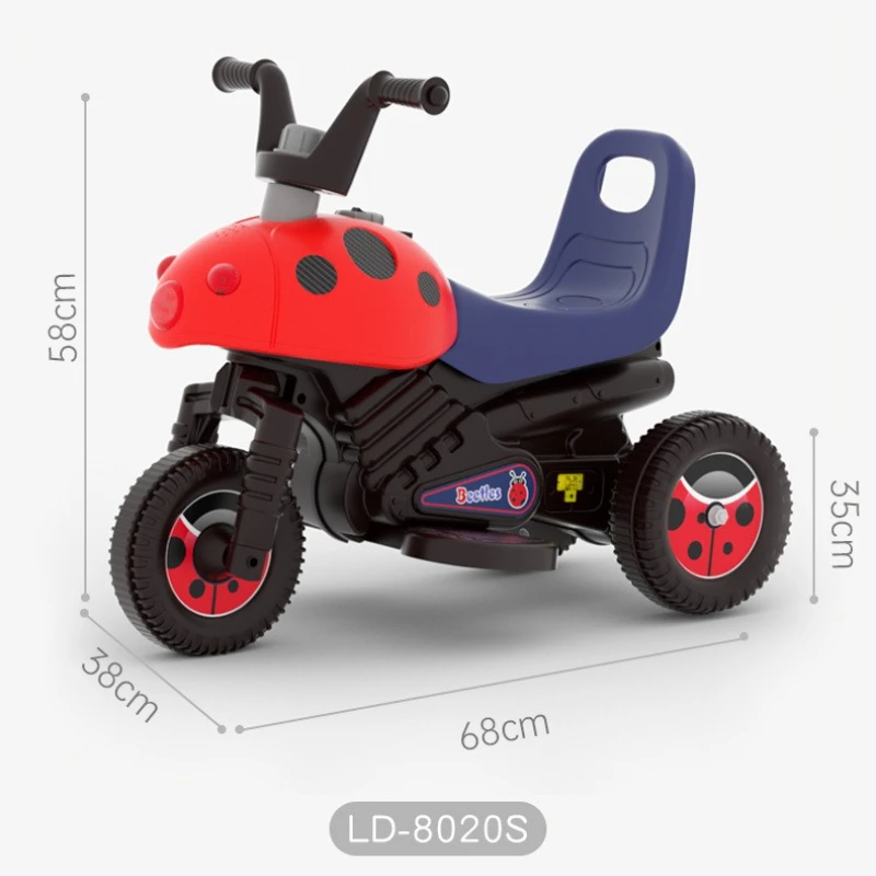 Silent Ride Children Electric Motorbike Comfort Seat Design ABS Body Material One-Key Remote Smooth Anti-Slip Wheels
