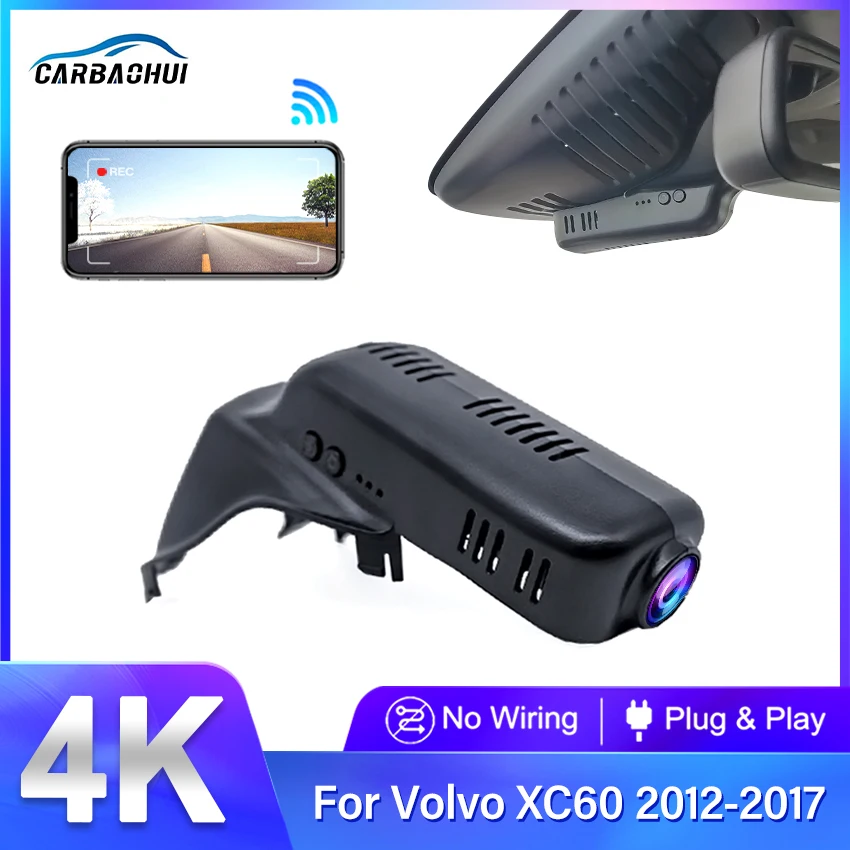 Car Driving Recorder Easy to install For Volvo XC60 2012 2013 2014 2015 2016 2017 Car DVR Wifi Video Recorder Dash Cam Camera hd