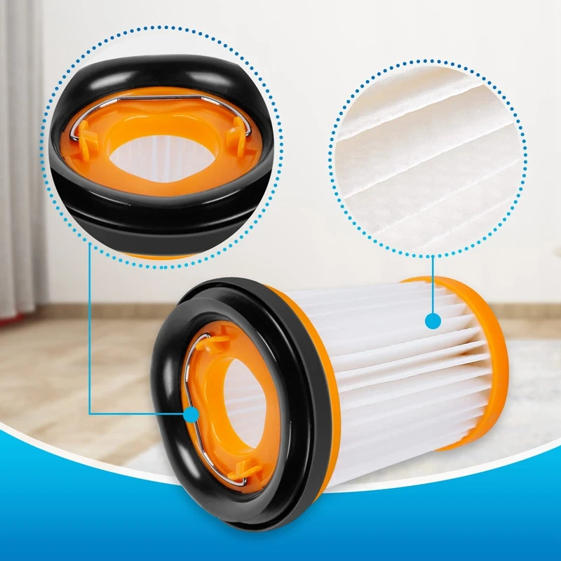 فلتر فراغي قماش متوافق مع سمك القرش ، فراغ محمول باليد ، WV201 ، WV200 ، WV205 ، WV220 ، WanDVAC ، 3 عبوات