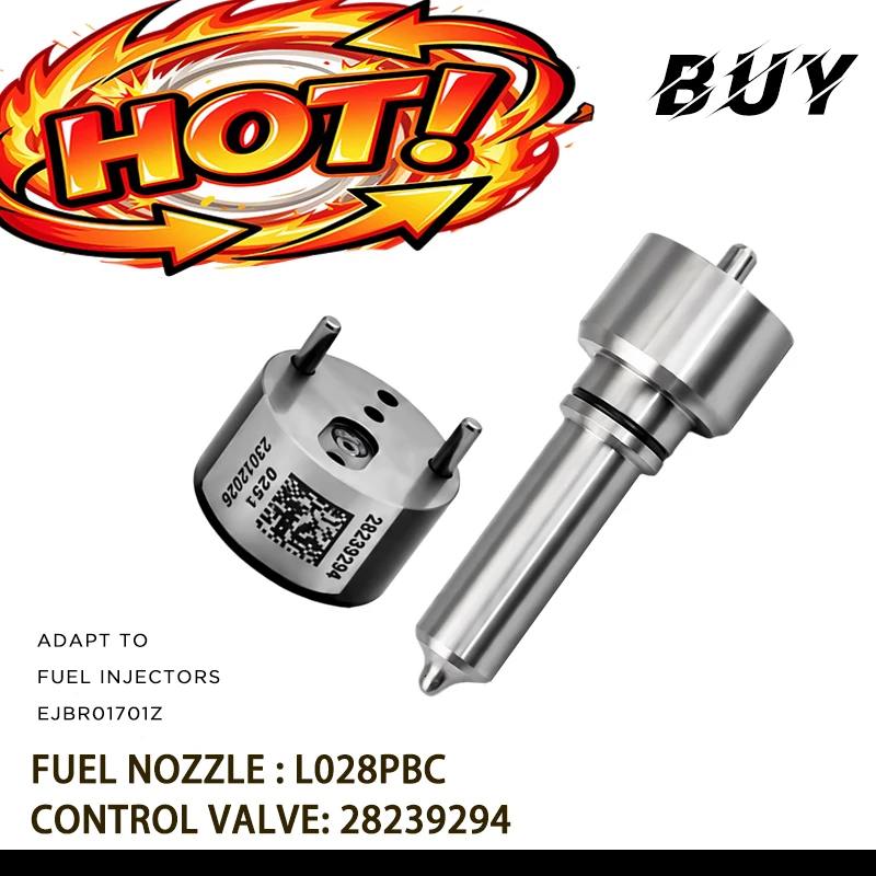 NEW L028PBC+28239294 Common Rail Diesel Euro III Fuel Nozzle And Control Valve Combination Kit Compatible With EJBR01701Z LI2942