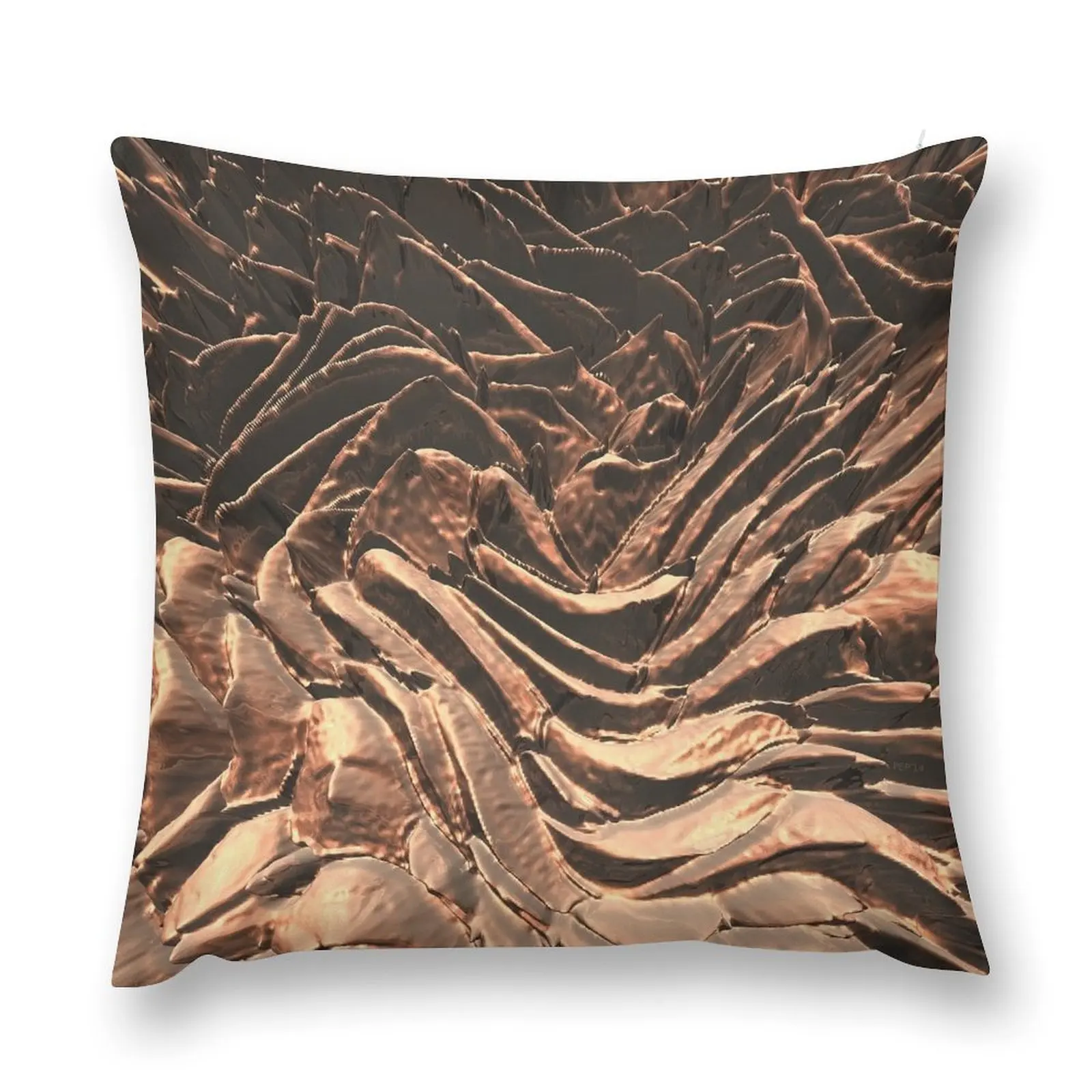 

Macro Copper Abstract Throw Pillow Custom Cushion pillows decor home Pillow Case Christmas Luxury Sofa Cushions pillow