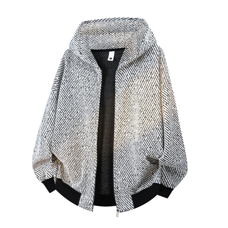 

Spring Autumn Men's Jaet Casual Hoodie Polyester Fiber ex Hooded Sweatirt Faionable American Sle Streetwear