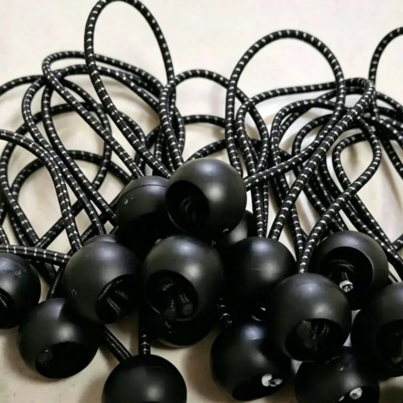 40 pcs 30cm Polka Dot Elastic Cords, Tough Anti-Deformation, Outdoor Tent Binding Tarpaulin Bracket Tie Down